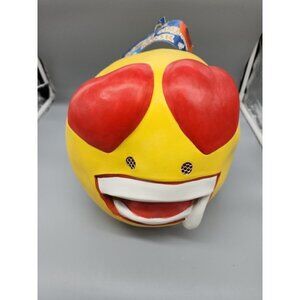 Emoji moji madness Mask Yellow Costume Accessory Adult Teen masquemoji dribbler